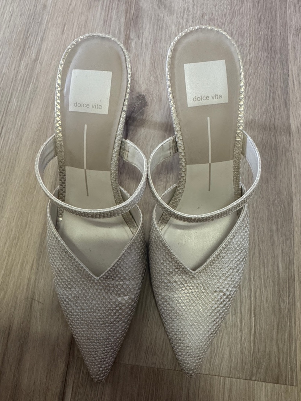 Dolce Vita Kanika Pointed Toe Mules Heels 7.5